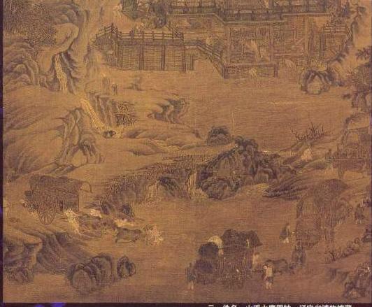 山溪水磨图   元   佚名   辽宁博物馆藏