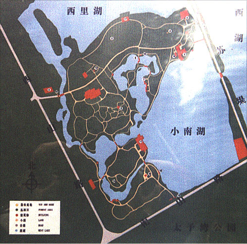 曲院风荷的园路设计