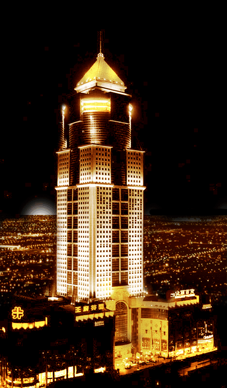 又在来一张,(武汉嘉丽广场)鸟瞰夜景